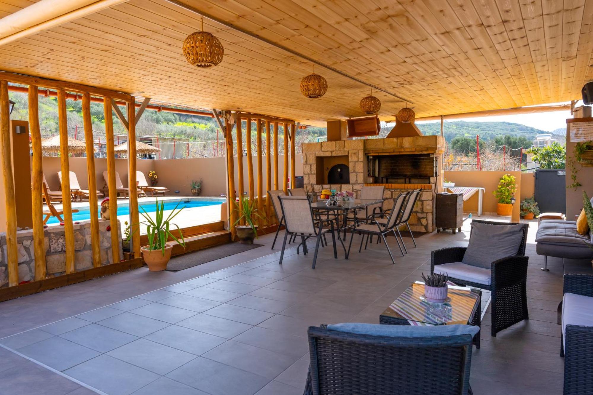 Countryhouse Villa With Pool & Private Parking Héraklion Extérieur photo